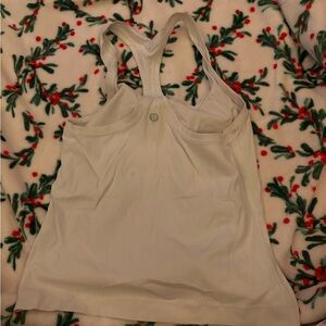 Woman’s white, size 2 lululemon athletic tank top